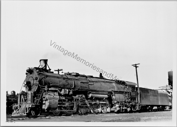 Vtg Atchison, Topeka, & Santa Fe Railway A.T.&SE 2927 Steam Locomotive T2-323