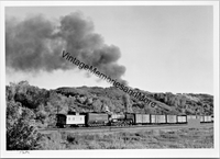 Vintage Union Pacific Railroad UP 833 Steam Locomotive T2-273