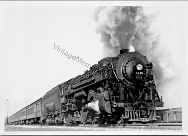 Vintage New York Central System Railway 5418 Steam Locomotive T2-373