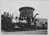 Vintage Colorado & Southern Railroad 70 Steam Locomotive Real Photo T2-521