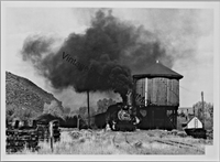 Vintage Rio Grande Railroad 480 Steam Locomotive 5"x7" Real Photo T2-528