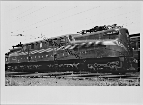 Vintage Pennsylvania Railroad 4935 Electric Locomotive Real Photo T2-509