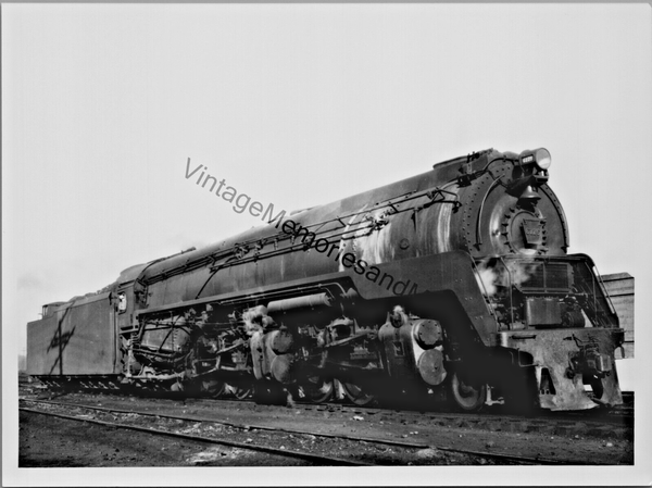 Vintage Pennsylvania Railroad 6175 Steam Locomotive 5" x 7" Real Photo T2-512