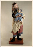 Appalachian Mother & Child Sculpture by Ellen Turner NC Postcard PC223