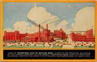 Home of Budweiser Anheuser-Busch St. Louis MO Postcard PC218