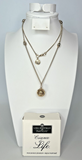 PartyLite Essence of Life Exclusive Hostess Gold Necklace NIB P92057/P19B