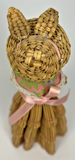 Vintage Japanese Woven Easter Bunny Spring Doll Figurine SKU PB196/8