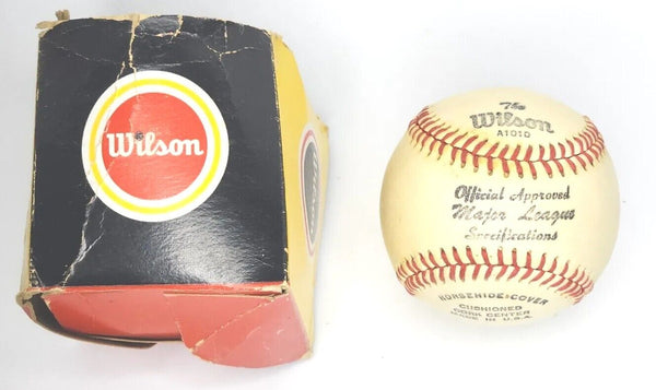 1960's Wilson A1010 Official Approval Major League Baseball A1010 Made n USA U9c