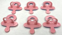 Bakery Craft Set of 6 "Sweetie" Pink & Blue Pacifier Cupcake Picks BC6