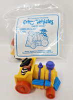 Vintage McDonald's Happy Meal Crazy Vehicles Hamburglar Train Sealed NOS U178