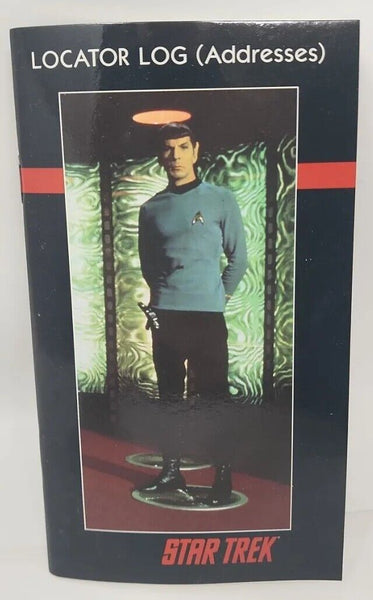 Star Trek Vintage 1991 Locator Log Address Book Spock Beam Enterprise U176