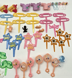 Miscellaneous Lot of Baby Shower Cake Toppers & Decor Party Favors NOS BD6