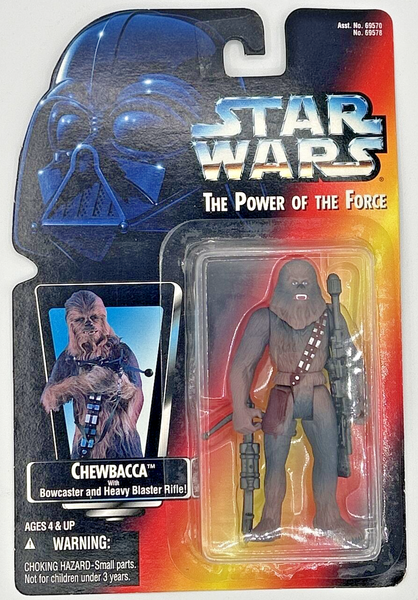 1995 Kenner Star Wars Power of the Force Chewbacca Action Figure NEW SKU U150