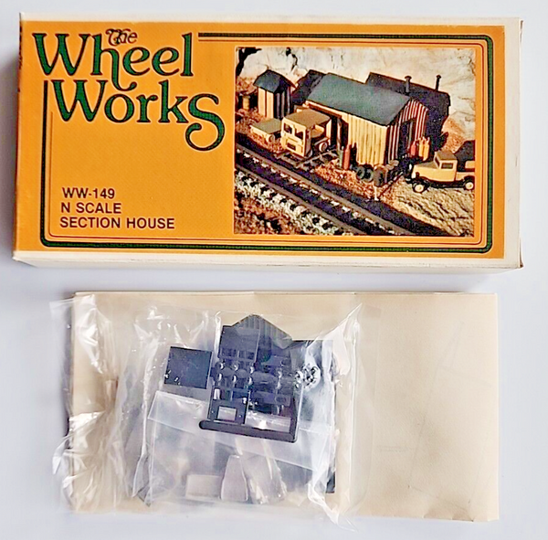 The Wheel Works Section House N Scale Metal Model Kit WW-149 Unbuilt U101-7