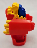 Vtg 1987 McDonald's Changeables Transformer Happy Meal Toy Red Hands French fry