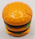 1987 McDonald's Happy Meal Toy Changeables Big Mac Robot Dk Brown/Teal U193