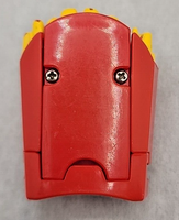 Vtg 1987 McDonald's Changeables Transformer Happy Meal Toy Blue Hands French fry