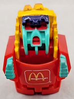 Vtg 1987 McDonald's Changeables Transformer Happy Meal Toy Blue Hands French fry