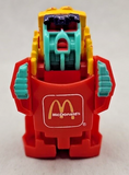 Vtg 1987 McDonald's Changeables Transformer Happy Meal Toy Blue Hands French fry