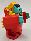 Vtg 1987 McDonald's Changeables Transformer Happy Meal Toy Blue Hands French fry