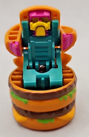 1987 McDonald's Happy Meal Toy Changeables Big Mac Robot Dk Brown/Teal U193