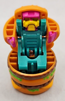 1987 McDonald's Happy Meal Toy Changeables Big Mac Robot Dk Brown/Teal U193