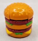 1987 McDonald's Happy Meal Toy Changeables Big Mac Robot Red Brown/Blue U193