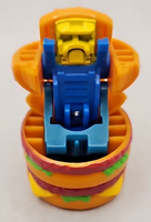 1987 McDonald's Happy Meal Toy Changeables Big Mac Robot Red Brown/Blue U193