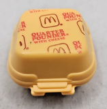 Vtg 1988 McDonalds Changeables Quarter Pounder Transformer Happy Meal Toy U193