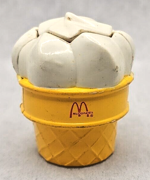 Vintage 1988 McDonald's Ice Cream Cone Transforming Happy Meal Toy   U193
