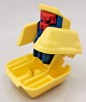 Vintage 1987 McDonald's Transformer Chicken McNugget Happy Meal Toy U193