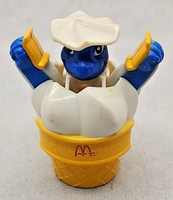 Vintage 1990 McDonalds Ice Cream Cone Changeables Happy Meal Toy U193