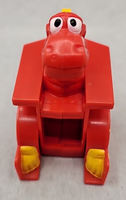 Vintage1990 McDonald's Happy Meal Box Changeable Transforming Dino Toy Kids U193