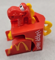 Vintage1990 McDonald's Happy Meal Box Changeable Transforming Dino Toy Kids U193