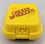 Vtg 1990 McDonald's Happy Meal Toy Chicken McNuggets Food Transformer Dino U193