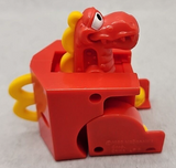 Vintage1990 McDonald's Happy Meal Box Changeable Transforming Dino Toy Kids U193