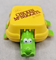 Vtg 1990 McDonald's Happy Meal Toy Chicken McNuggets Food Transformer Dino U193