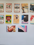 Lot of 14 Garbage Pail Kids cards/stickers as see in photos Use photos as detail and condition for item