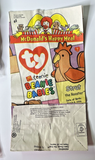 1999 McDonald's Ty Beanie Baby Happy Meal Toys Set of 11 + Paper Bag