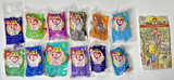 1999 McDonald's Ty Beanie Baby Happy Meal Toys Set of 12 + Clubhouse Paper Bag