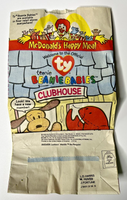 1999 McDonald's Ty Beanie Baby Happy Meal Toys Set of 12 + Paper Bag