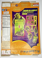 2004 Empty General Mills Honey Nut Cheerios Shrek 14OZ Cereal Box SKU U198/72