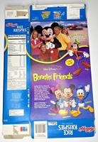 2004 Empty Kellogg's Rice Krispies Mickey Mouse 19OZ Cereal Box SKU U198/67