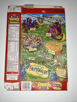 2008 Empty Fruity Pebbles Bedrock Riddles 17OZ Cereal Box SKU U198/75