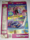 1998 Empty Marshmallow Alpha-Bits Barbie/Hot Wheels 14OZ Cereal Box SKU U198/87