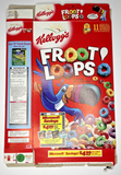 1998 Empty Kellogg's Froot Loops 15OZ Cereal Box SKU U198/59