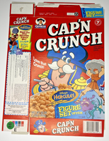 1998 Empty Cap'n Crunch Disney's Hercules 16OZ Cereal Box SKU U198/88