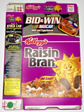 2005 Empty Kellogg's Raisin Bran Nascar 20OZ Cereal Box SKU U198/74