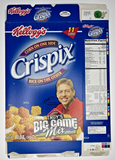 2005 Empty Kellogg's Crispix Troy's Big Game 12OZ Cereal Box SKU U198/65