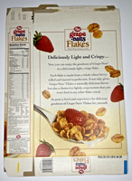 1997 Empty Grape Nuts Flakes 18OZ Cereal Box SKU U198/62